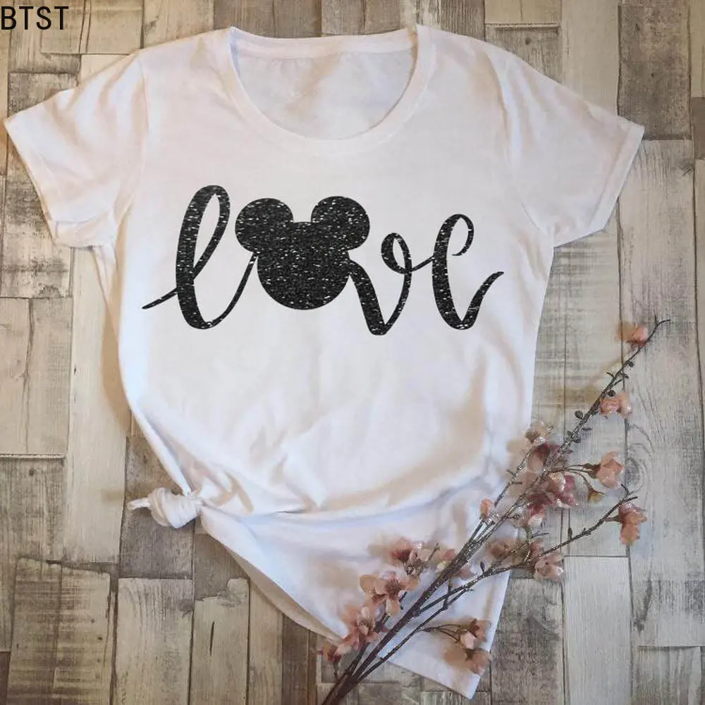 Girls MiCKEY T-shirt women/men Mickey Love cartoon print vogue t shirt 90s aesthetic clothes Tumblr tshirt femme Holiday Shirts
Girls MiCKEY T-shirt women/men Mickey Love cartoon print vogue t shirt 90s aesthetic clothes Tumblr tshirt femme Holiday Shirts