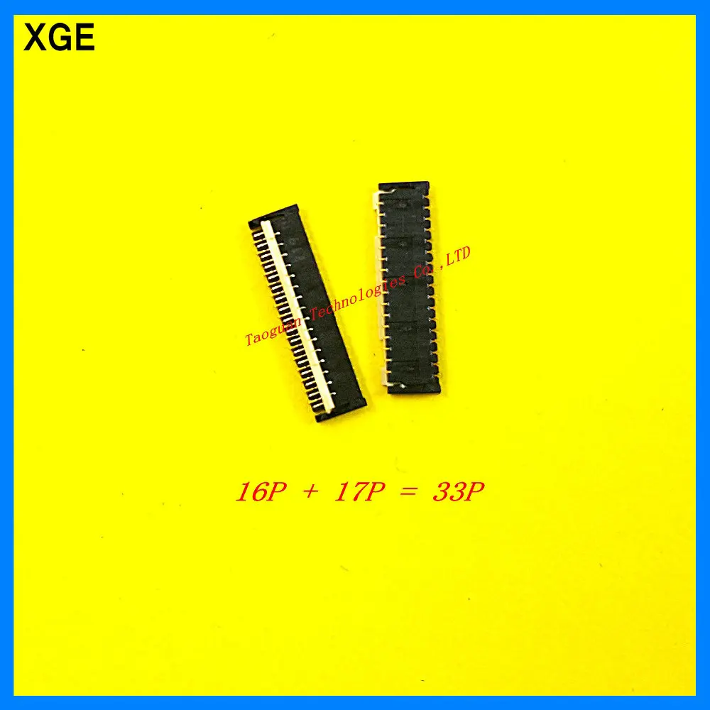XGE 33PIN LCD Display Touch FPC Connector Port Plug on Mainboard for HTC Huawei Lenovo ZTE Jiayu Zopo THL Oppo replacement
XGE 33PIN LCD Display Touch FPC Connector Port Plug on Mainboard for HTC Huawei Lenovo ZTE Jiayu Zopo THL Oppo replacement