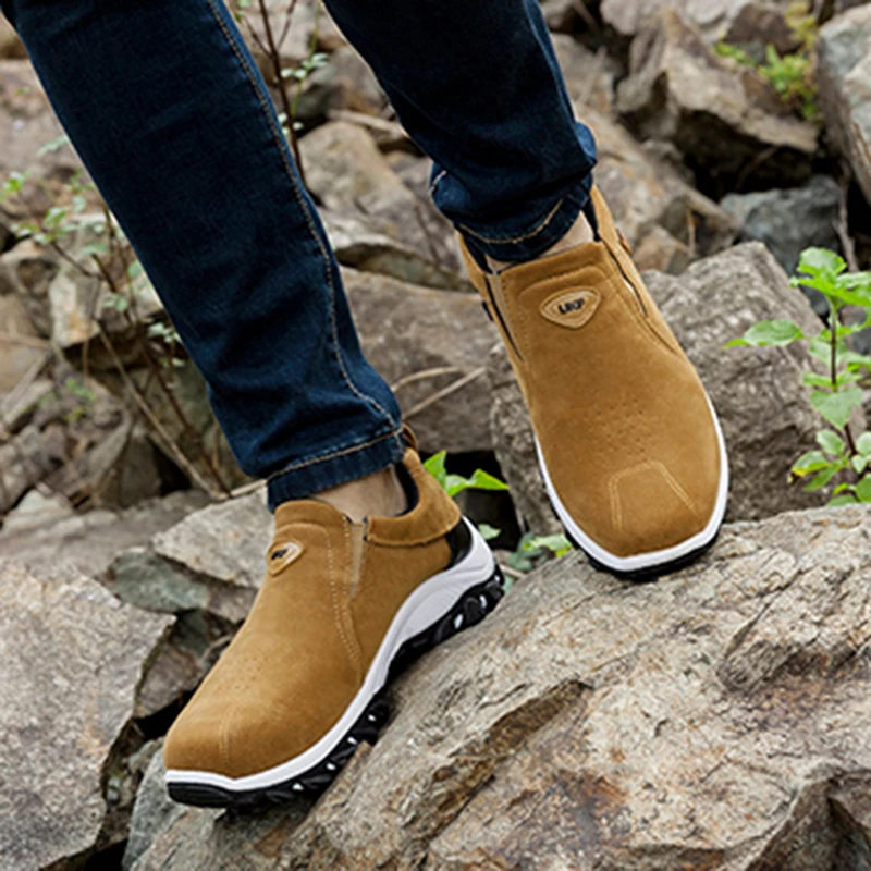 New Fashion Men Casual Shoes Comfortable Shoes autumn/spring Black Gray Brown Casual Male Shoes Men Trainers Comfortable Loafers