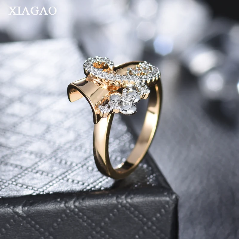 XIAGAO New Arrival Infinity Design Ring for Girl Gold color Finger Rings Women Fancy Wedding Party Accessories Jewelry XGR623
XIAGAO New Arrival Infinity Design Ring for Girl Gold color Finger Rings Women Fancy Wedding Party Accessories Jewelry XGR623
