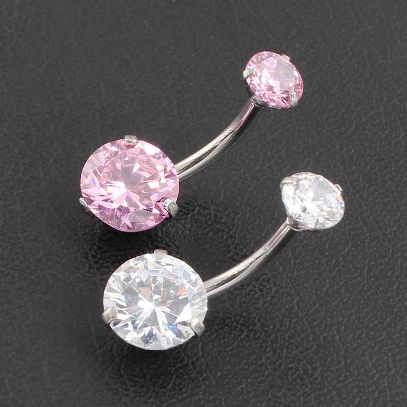 New round Zircon Jeweled Style Belly Button Ring Body Piercing Jewelry Navel Piercing 316L Stainless steel free shipping
New round Zircon Jeweled Style Belly Button Ring Body Piercing Jewelry Navel Piercing 316L Stainless steel free shipping