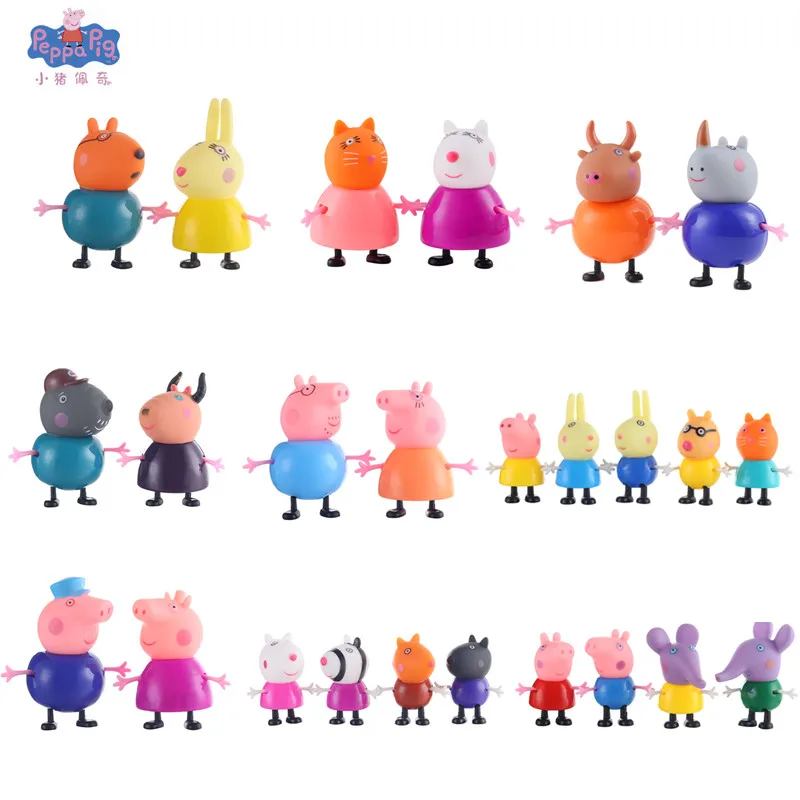 25pcs/Set Styles Pink Pig Peppa Pig George Friend Family Pack Dad Mom Action Figure Original Pelucia Anime Toys Boy girl Gift
25pcs/Set Styles Pink Pig Peppa Pig George Friend Family Pack Dad Mom Action Figure Original Pelucia Anime Toys Boy girl Gift