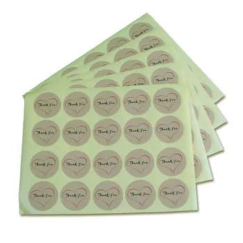 Brown Kraft paper thank you stickers, round/circle red heart with Thank You printing stickers labels, 600pcs stock 3.8cm 1.5inch
Brown Kraft paper thank you stickers, round/circle red heart with Thank You printing stickers labels, 600pcs stock 3.8cm 1.5inch