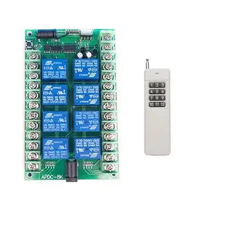 Long distance Wireless RF remote switch 10A Relay DC 12V or 24V 8CH Wireless RF Remote Control Switch Transmitter & Receiver
Long distance Wireless RF remote switch 10A Relay DC 12V or 24V 8CH Wireless RF Remote Control Switch Transmitter & Receiver