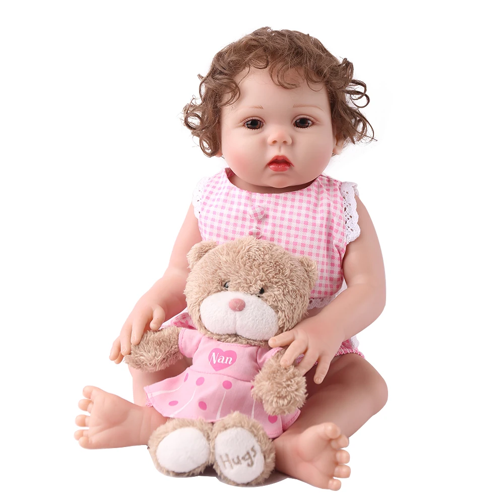 NPK DOLL Reborn Baby Girl 17 inch Full Vinyl silicone inteiro reborn dolls toys for children gift bebe s reborn alive bonecas
NPK DOLL Reborn Baby Girl 17 inch Full Vinyl silicone inteiro reborn dolls toys for children gift bebe s reborn alive bonecas
