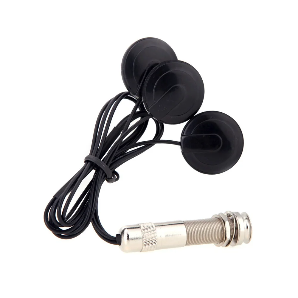 Pickup Piezo 3 Transducer System For Acoustic Guitar Bass Ukulele Mandolin Banjo Universal 6.35mm Jack
Pickup Piezo 3 Transducer System For Acoustic Guitar Bass Ukulele Mandolin Banjo Universal 6.35mm Jack