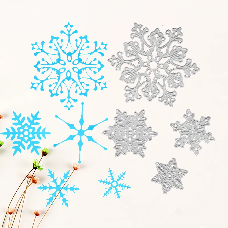 4 pieces of Snowflakes Metal cutting dies stencils for DIY Scrapbooking/photo album Decorative Embossing DIY Paper Cards
4 pieces of Snowflakes Metal cutting dies stencils for DIY Scrapbooking/photo album Decorative Embossing DIY Paper Cards