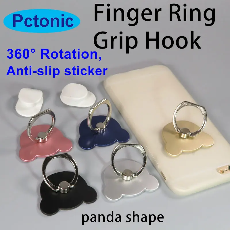 PCTONIC Finger Ring Holder for smart phone Grip back sticker Panda shape handy bracket mounting Hook in Car stand holder
PCTONIC Finger Ring Holder for smart phone Grip back sticker Panda shape handy bracket mounting Hook in Car stand holder