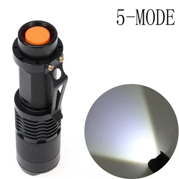 LED Flashlight Torch Zoomable Light Mini 2000LM Inspection Light 5-Modes LED Flashlight Torch Lamp SOS light
LED Flashlight Torch Zoomable Light Mini 2000LM Inspection Light 5-Modes LED Flashlight Torch Lamp SOS light