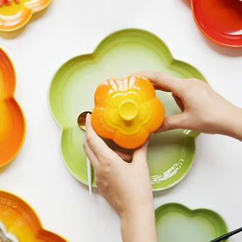 Ceramic Dessert Plate Breakfast Steak Dish Snack Fruit Plate Colourful Tray Rice Bowl Flower Shape Dinnerware Set 1pcs
Ceramic Dessert Plate Breakfast Steak Dish Snack Fruit Plate Colourful Tray Rice Bowl Flower Shape Dinnerware Set 1pcs