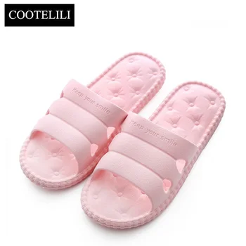 COOTELILI Women Slides Beach Sandals Summer Home Bath Slippers Woman Casual Slip on Flats Shoes Pink Beige Green Dropshipping
COOTELILI Women Slides Beach Sandals Summer Home Bath Slippers Woman Casual Slip on Flats Shoes Pink Beige Green Dropshipping