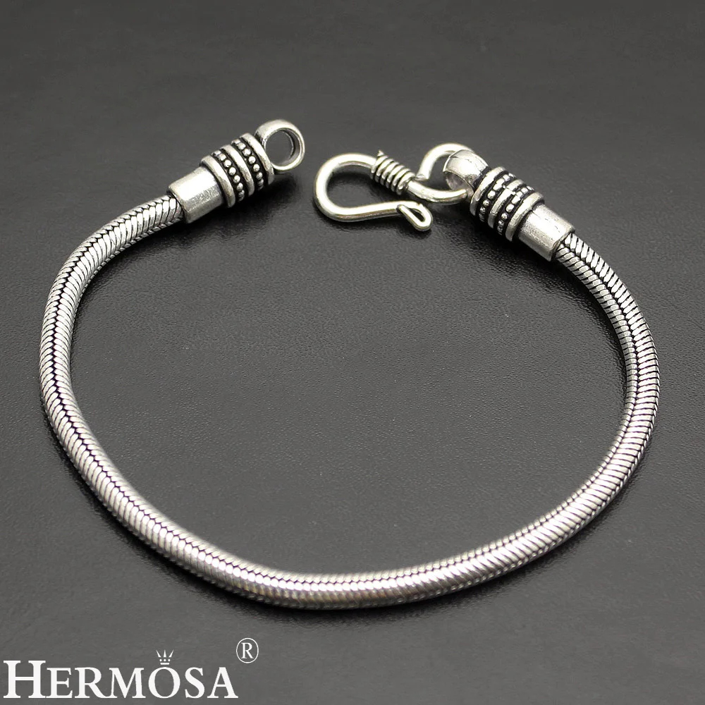 HERMOSA jewelry MENS HOT Bali Design VINTAGE 925 Sterling Silver Chain Bracelets 8'' HF1173
HERMOSA jewelry MENS HOT Bali Design VINTAGE 925 Sterling Silver Chain Bracelets 8'' HF1173