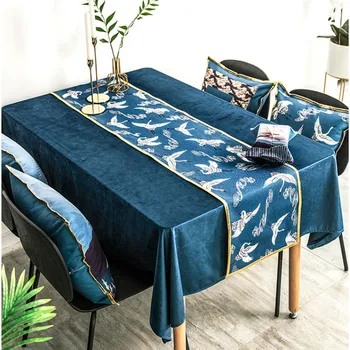 DUNXDECO Table Runner Chinese Style Luxury Crane Tablecloth Modern Simple Home Desk Decorative Fabric Home Textile
DUNXDECO Table Runner Chinese Style Luxury Crane Tablecloth Modern Simple Home Desk Decorative Fabric Home Textile