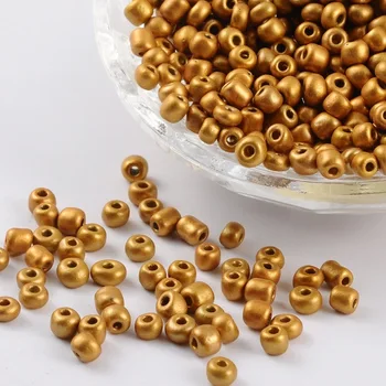 Iris Round Glass Seed Beads, Silver Color & Gold, Size: about 4~5mm in diameter, 3~4mm thick, hole: 1~2mm, about 500pcs/50g.
Iris Round Glass Seed Beads, Silver Color & Gold, Size: about 4~5mm in diameter, 3~4mm thick, hole: 1~2mm, about 500pcs/50g.