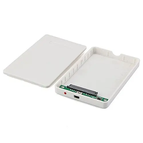USB 3.0 2.5" Sata HDD Hard Disk Drive External Enclosure Case Box White Portable
USB 3.0 2.5" Sata HDD Hard Disk Drive External Enclosure Case Box White Portable
