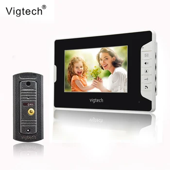 Vigtech7`` video intercom video doorphone speakerphone intercom system white monitor outdoor with waterproof & IR camera
Vigtech7`` video intercom video doorphone speakerphone intercom system white monitor outdoor with waterproof & IR camera