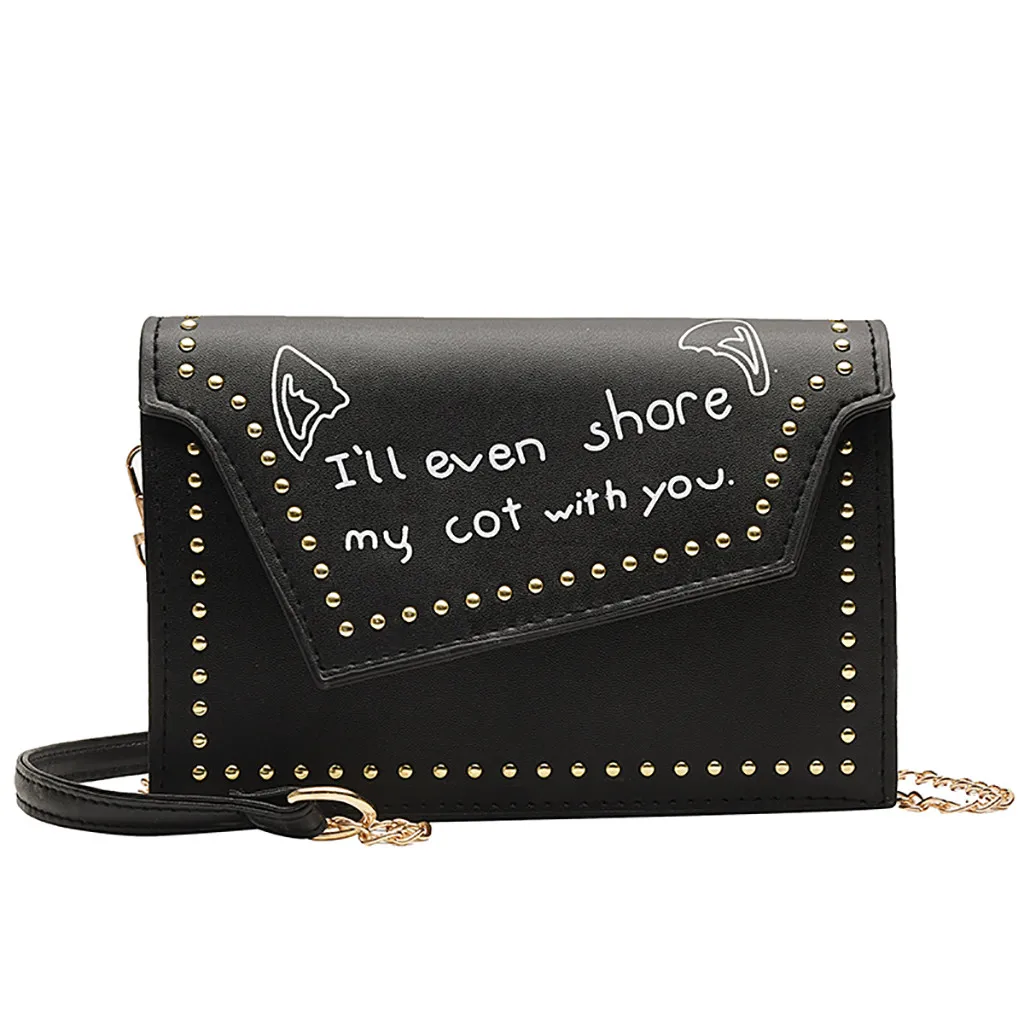 MUQGEW women's bag Letter PRINT Chain Rivet embed Fashion Over Shoulder Purse Chain Flap Beach Messenger Bags bolsa feminina
MUQGEW women's bag Letter PRINT Chain Rivet embed Fashion Over Shoulder Purse Chain Flap Beach Messenger Bags bolsa feminina