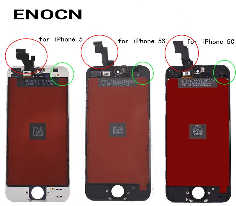 ENOCN Grade AAA+++ For iPhone 5 5C 5S SE LCD Touch Screen Assembly 100% Brand New Display LCD+tempered glass+Tools+free shipping
ENOCN Grade AAA+++ For iPhone 5 5C 5S SE LCD Touch Screen Assembly 100% Brand New Display LCD+tempered glass+Tools+free shipping