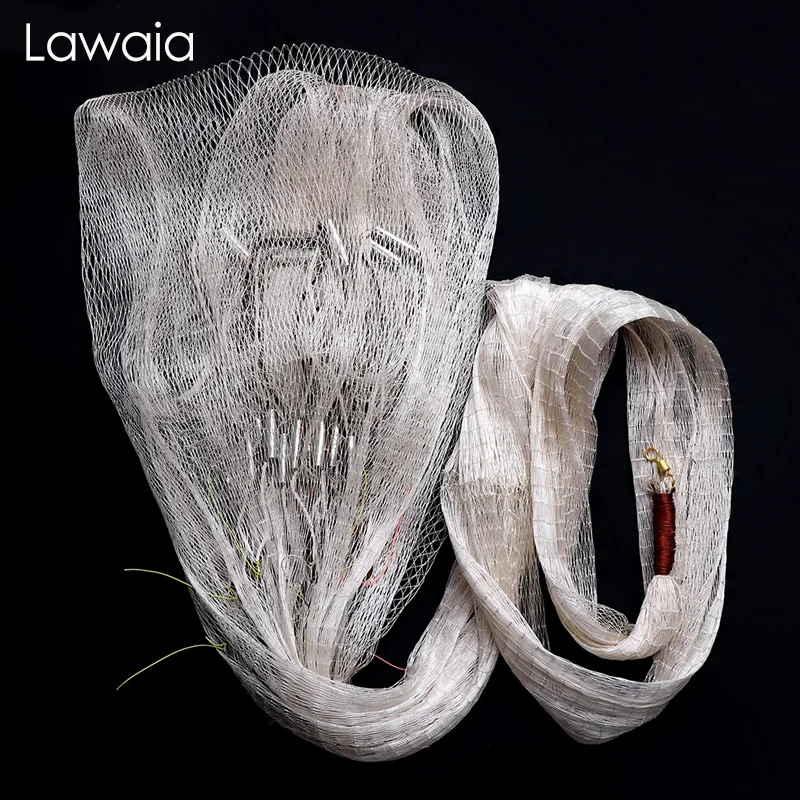 Lawaia Fishing Net Traditional White Nylon Thread Vintage Net 4.8m Pure Hand Catch Fish Hand Cast Net Fishing Tools Fishing Gear
Lawaia Fishing Net Traditional White Nylon Thread Vintage Net 4.8m Pure Hand Catch Fish Hand Cast Net Fishing Tools Fishing Gear