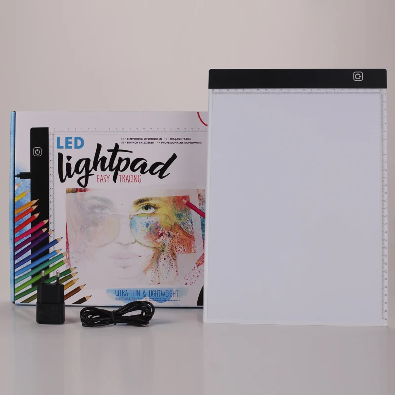 2019 A4 Led Light Pad With Scale Led Drawing Board Copy Tablet USB cable Led Light box LED Tracing Pad For Animation, Drawing
2019 A4 Led Light Pad With Scale Led Drawing Board Copy Tablet USB cable Led Light box LED Tracing Pad For Animation, Drawing