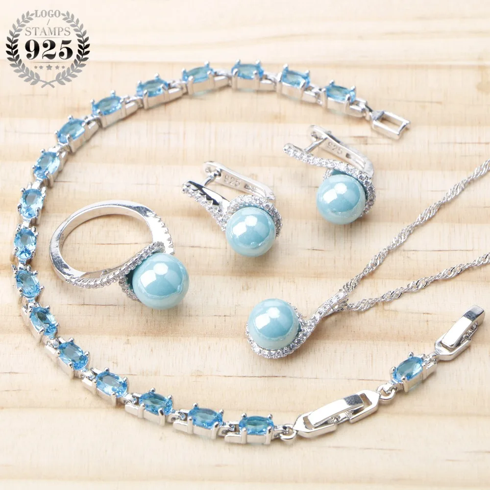 Bridal Pearl 925 Sterling Silver Jewelry Sets Earrings For Women Wedding Jewelry Zircon Stone Bracelet Ring Pendant Necklace Set
Bridal Pearl 925 Sterling Silver Jewelry Sets Earrings For Women Wedding Jewelry Zircon Stone Bracelet Ring Pendant Necklace Set