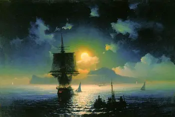 Dream-art Ivan Constantinovich Aivazovsky - A Lunar night on Capri #100% hand painted #Oil painting on Canvas #free shipping
Dream-art Ivan Constantinovich Aivazovsky - A Lunar night on Capri #100% hand painted #Oil painting on Canvas #free shipping