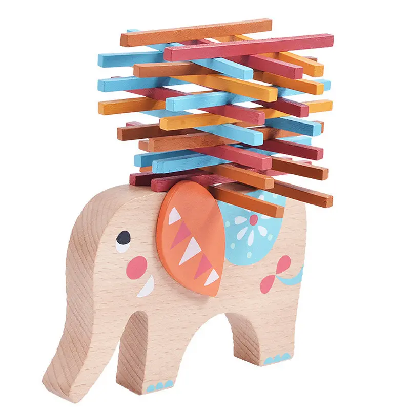 Kids Toys Educational Elephant Balancing Blocks Wooden Toys Beech Wood Balance Game Montessori Blocks Gift For Children oyuncak
Kids Toys Educational Elephant Balancing Blocks Wooden Toys Beech Wood Balance Game Montessori Blocks Gift For Children oyuncak