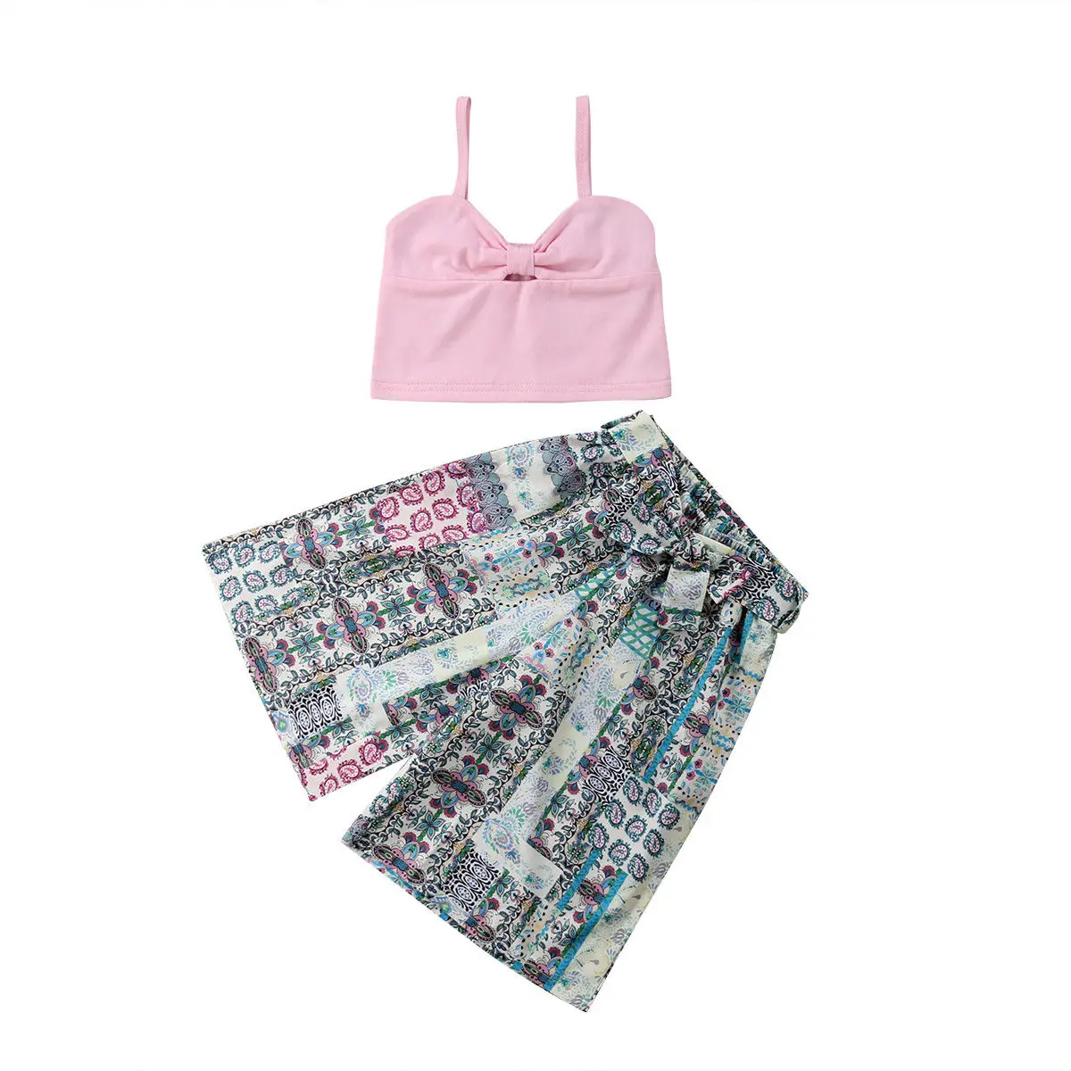 1-6T Casual Kids Baby Girl Bow Tie Strap Vest Floral Loose Long Pants Outfits Clothes 2019
1-6T Casual Kids Baby Girl Bow Tie Strap Vest Floral Loose Long Pants Outfits Clothes 2019