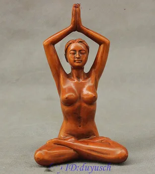 Crafts statue Chinese Boxwood Wood Pure Hand Carved Sexy Nudity Yoga Beauty Woman Belle Statue halloween
Crafts statue Chinese Boxwood Wood Pure Hand Carved Sexy Nudity Yoga Beauty Woman Belle Statue halloween