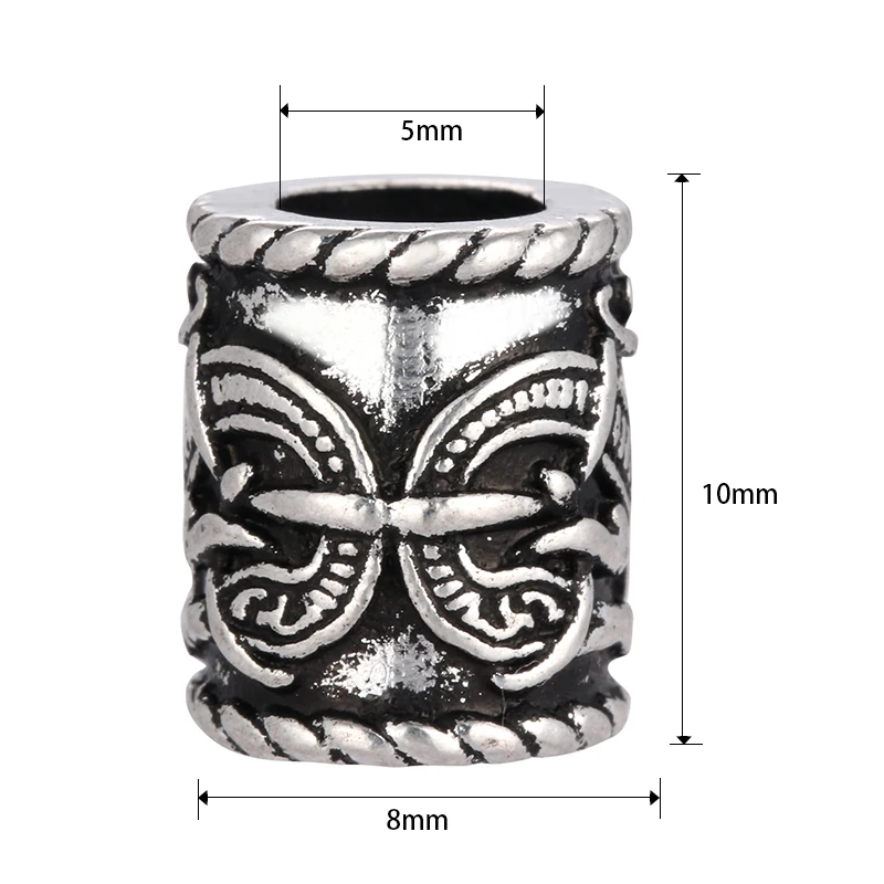 Viking Dragon Totem Beads Retro Double Dragon Pattern Beads Charms Findings for Beard Hair for Bracelet Necklace DIY
Viking Dragon Totem Beads Retro Double Dragon Pattern Beads Charms Findings for Beard Hair for Bracelet Necklace DIY