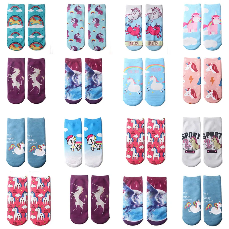 Harajuku 3D Print Unicorn Socks Women Kawaii Ankle Licorne Chaussette Femme Calcetines Mujer Cute Emoji Art Socks
Harajuku 3D Print Unicorn Socks Women Kawaii Ankle Licorne Chaussette Femme Calcetines Mujer Cute Emoji Art Socks