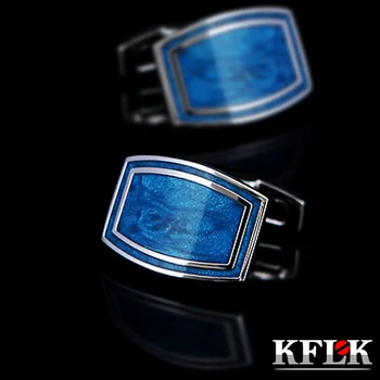 KFLK Jewelry shirt cufflinks for mens Brand Blue Enamel Cuff link Buttons High Quality Luxury Wedding Groom Male guests
KFLK Jewelry shirt cufflinks for mens Brand Blue Enamel Cuff link Buttons High Quality Luxury Wedding Groom Male guests