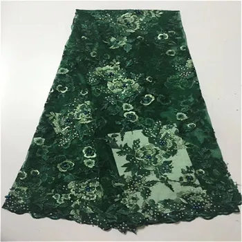 High Quality green African French Net Lace Fabric with Stones beads French Tulle Lace Embroidery Lace Material for Women Dress
High Quality green African French Net Lace Fabric with Stones beads French Tulle Lace Embroidery Lace Material for Women Dress