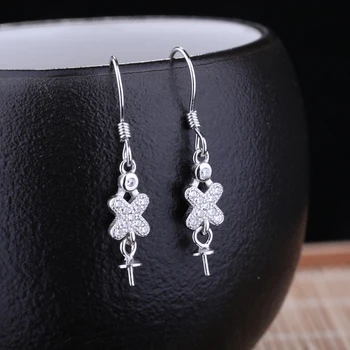 925 Sterling Silver Women Drop Earrings 5-10mm Round Bead or Pearl Semi Mount Earrings Trendy Fine Jewelry Wholesale
925 Sterling Silver Women Drop Earrings 5-10mm Round Bead or Pearl Semi Mount Earrings Trendy Fine Jewelry Wholesale