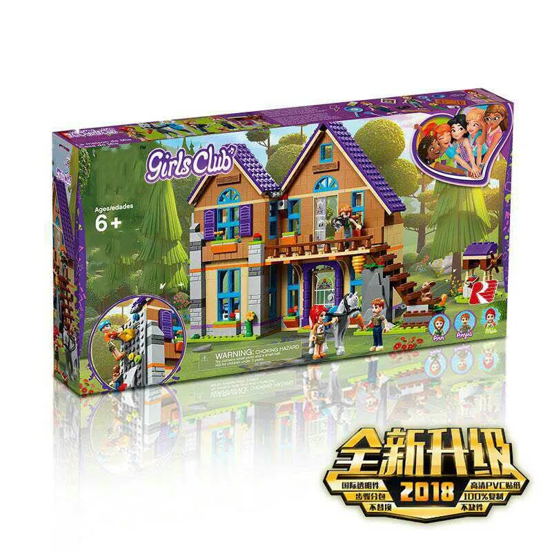 805pcs girl friend mia's forest villa cottage lele building blocks compatible bricks Toys for children
805pcs girl friend mia's forest villa cottage lele building blocks compatible bricks Toys for children