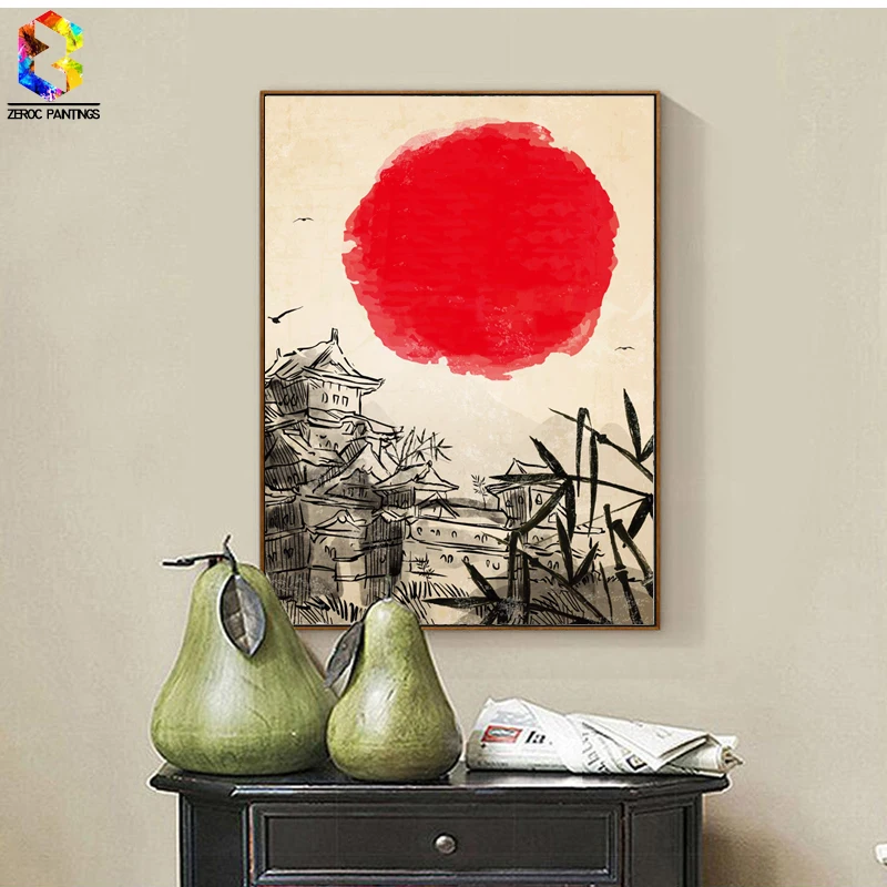 ZeroC Japanese Art Print Ink Painting Tower Wall Hanging Poster Picture for Living Room Decoration Home decor
ZeroC Japanese Art Print Ink Painting Tower Wall Hanging Poster Picture for Living Room Decoration Home decor