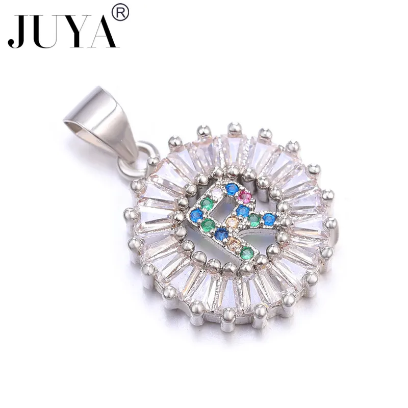 Luxury 26 letter pendant necklace Ladies Men's AAA zirconium stone chain mosaic CZ crystal jewelry gift | Украшения и