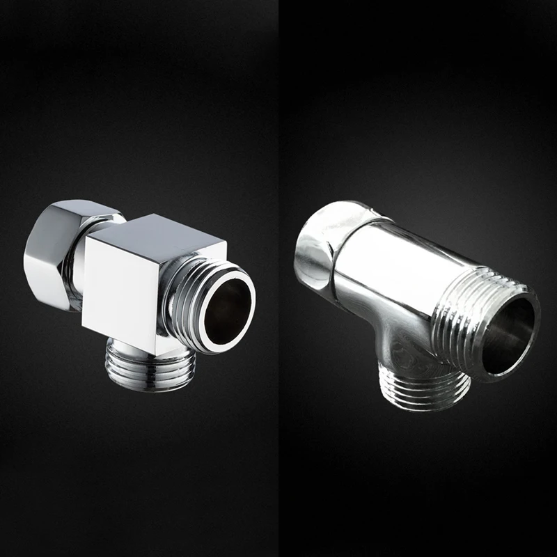 Bathroom Tee Connector Valve G1/2" 3 Way Tee Pipe Fitting Threaded Valve For Bidet Shower Head Diverter Valve Shower Head Shunt
Bathroom Tee Connector Valve G1/2" 3 Way Tee Pipe Fitting Threaded Valve For Bidet Shower Head Diverter Valve Shower Head Shunt