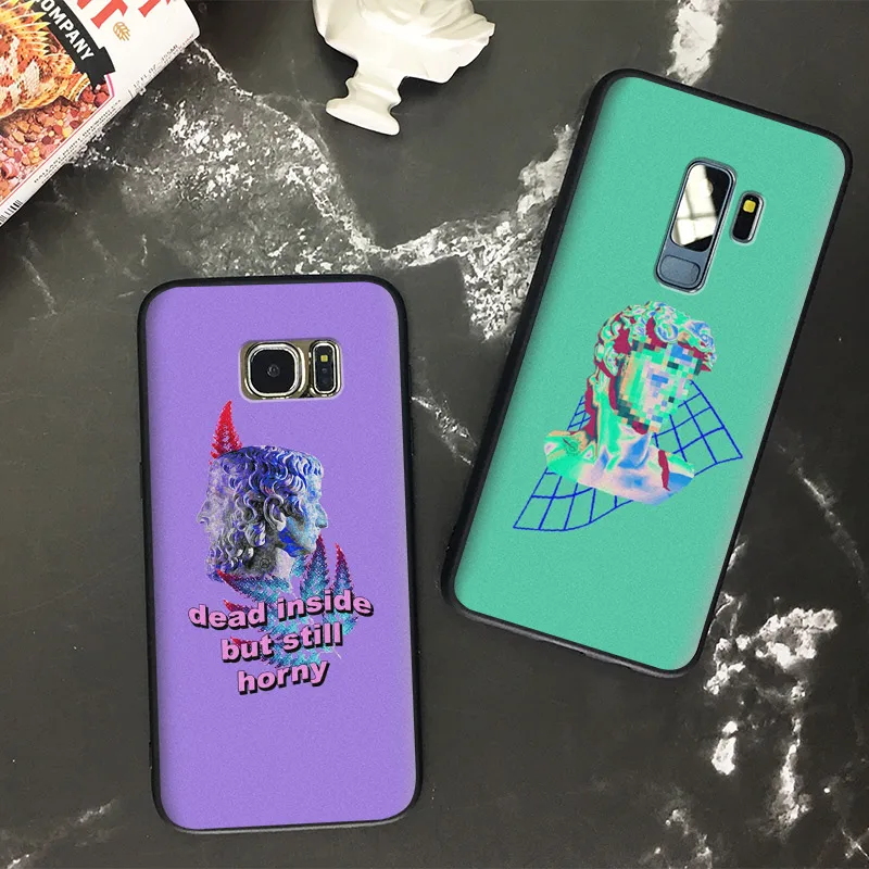 Aesthetic Gypsum Plaster statue Mosaic coque Soft Silicone Phone Case Shell Cover For Samsung S7 Edge S8 S9 Plus Note 8 9
Aesthetic Gypsum Plaster statue Mosaic coque Soft Silicone Phone Case Shell Cover For Samsung S7 Edge S8 S9 Plus Note 8 9