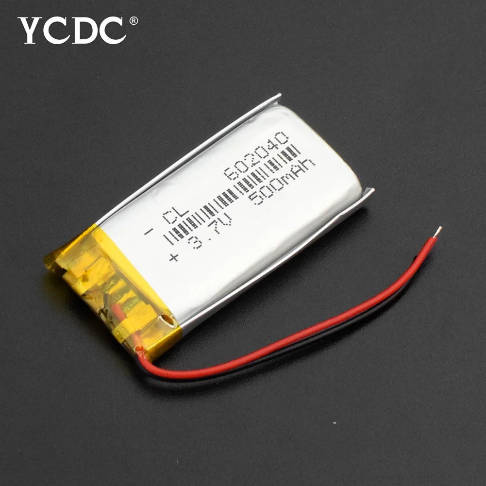1/2/4 Pieces 602040 500mAh Rechargeable Battery 3.7v Li Ion Po Lithium Polymer Batteries For Voice Recorder Backup Power PC
1/2/4 Pieces 602040 500mAh Rechargeable Battery 3.7v Li Ion Po Lithium Polymer Batteries For Voice Recorder Backup Power PC