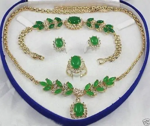 FREE SHIPPING>>@> shipping Jewelry green jade Necklace Bracelet Ring Earring Sets Natural jewelry
FREE SHIPPING>>@> shipping Jewelry green jade Necklace Bracelet Ring Earring Sets Natural jewelry