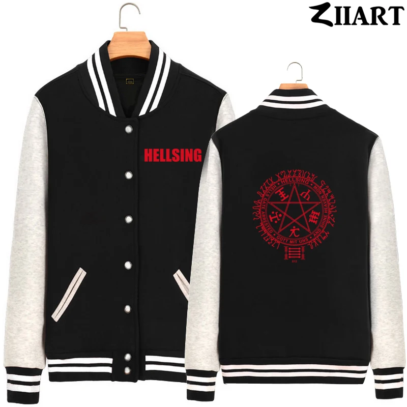 Star Pentagram Hellsing Organization Ultimate Alucard Vampire Man Boys Full Zip Autumn Winter Fleece Baseball jackets ZIIART
Star Pentagram Hellsing Organization Ultimate Alucard Vampire Man Boys Full Zip Autumn Winter Fleece Baseball jackets ZIIART