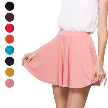 Summer Women Mini Skirt Elastic Basic Stretchy High Waist Lady Girl Casual Flared Skirts BMF88
Summer Women Mini Skirt Elastic Basic Stretchy High Waist Lady Girl Casual Flared Skirts BMF88
