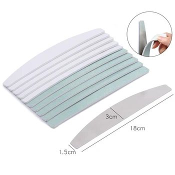 Metal Nail File Pad With 10 pcs Replacement Nail Buffer Sponge Green White Double Side Stainless Steel Files For Manicure Polish
Metal Nail File Pad With 10 pcs Replacement Nail Buffer Sponge Green White Double Side Stainless Steel Files For Manicure Polish