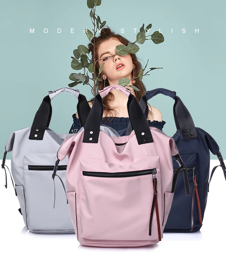2018 Nylon Backpack Women Casual Backpacks Ladies High Capacity Back To School Bag Teenage Girls Travel Students Mochila Bolsa 19