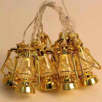 Smuxi 10pcs LED Ramadan Eid Light Decoration Kerosene Lamp Shape Warm White Waterproof IP20 5x7.8cm Gold Plastic Material
Smuxi 10pcs LED Ramadan Eid Light Decoration Kerosene Lamp Shape Warm White Waterproof IP20 5x7.8cm Gold Plastic Material