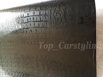 3D Crocodile Black VINYL Car Wrap Film with Air Bubble Free emboss vehicle covering skin graphic foil VINYLE 1.52x30m 5x98ft
3D Crocodile Black VINYL Car Wrap Film with Air Bubble Free emboss vehicle covering skin graphic foil VINYLE 1.52x30m 5x98ft