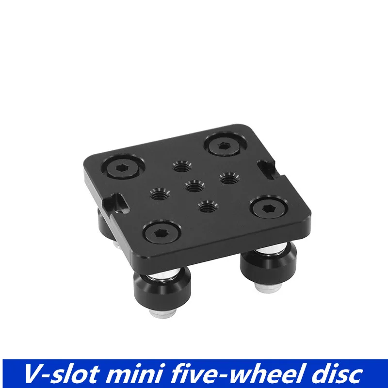 3D printer accessories Openbuilds European standard 2040 aluminum profile pulley V-Slot mini five-wheel disc
3D printer accessories Openbuilds European standard 2040 aluminum profile pulley V-Slot mini five-wheel disc