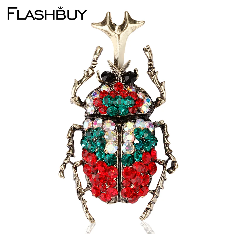 Flashbuy Rhinestone Beetle Brooches Pins Broach Enamel Insect Collar Badge Animal Brooch Jewelry for Women Men Gifts
Flashbuy Rhinestone Beetle Brooches Pins Broach Enamel Insect Collar Badge Animal Brooch Jewelry for Women Men Gifts