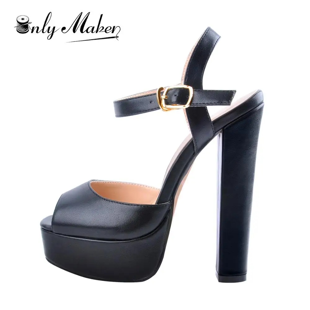 Onlymaker Women Ankle Strap Peep Toe Platform Chunky High Heel Sandals Pumps Square Toe Party Dress Casual Shoes Big Size
Onlymaker Women Ankle Strap Peep Toe Platform Chunky High Heel Sandals Pumps Square Toe Party Dress Casual Shoes Big Size